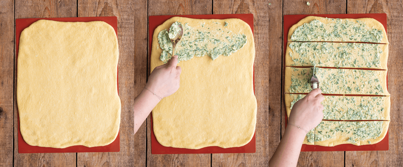 pull apart kruh priprava