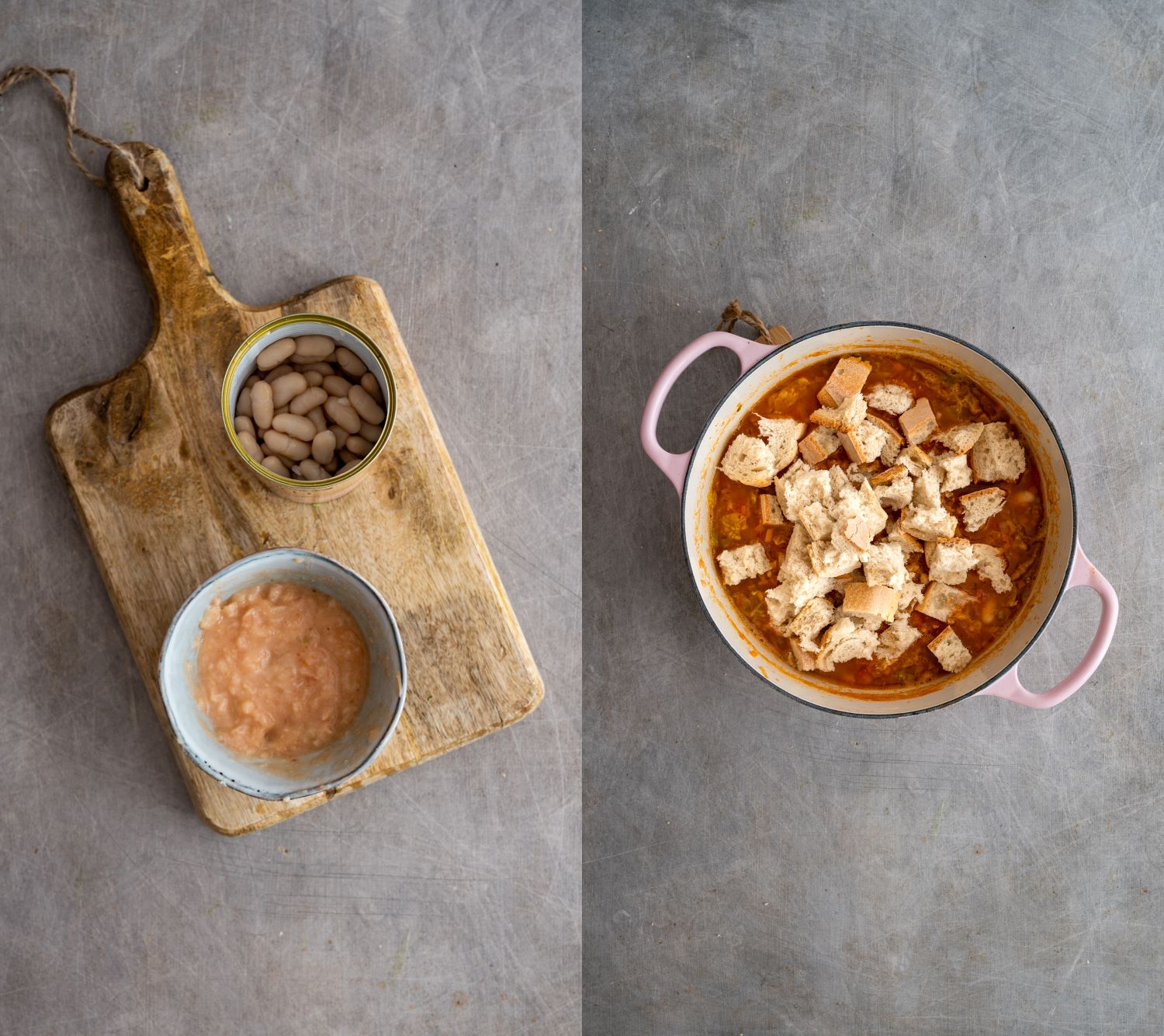 Juho kuhamo ob počasnem brbotanju