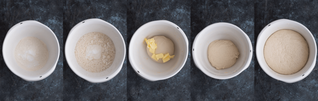 Receta për bukë për thekje procedura