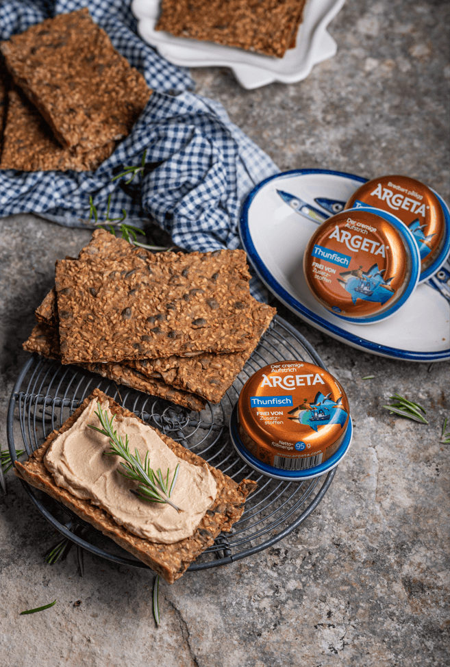 Rezept für Knäckebrot Argeta